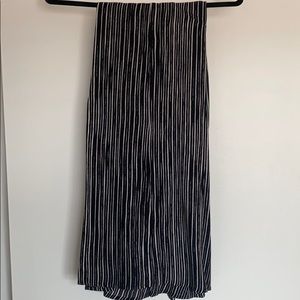 Black and white maxi skirt